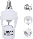 Adaptador con Sensor de Movimiento para Focos E27 – Seguridad y Ahorro de Energía